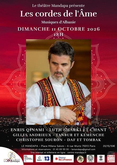 Affiche, Les cordes de l'Âme - Musiques d'Albanie