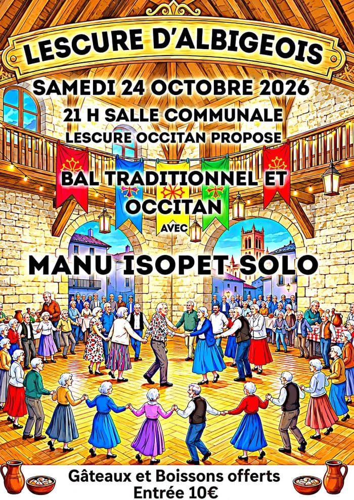 Affiche, bal occitan d octobre 2026