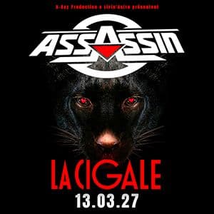 Affiche, Assassin - la Cigale - 13 Mars 2027