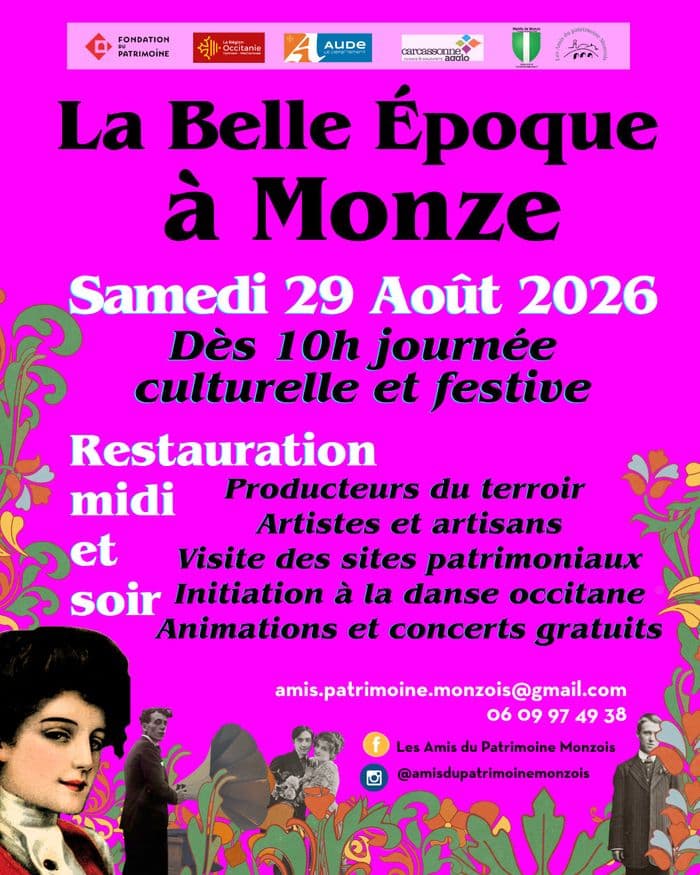 Affiche, La Belle Époque revient à Monze !