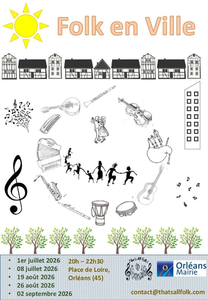 Affiche, Folk en Ville - 2026