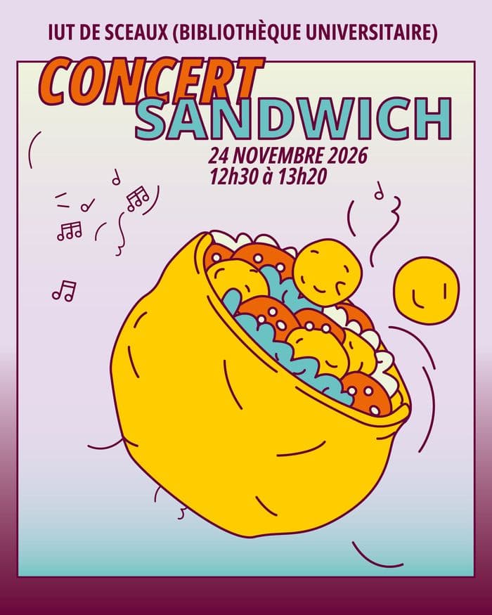 Affiche, Concert-sandwich 24/11/26