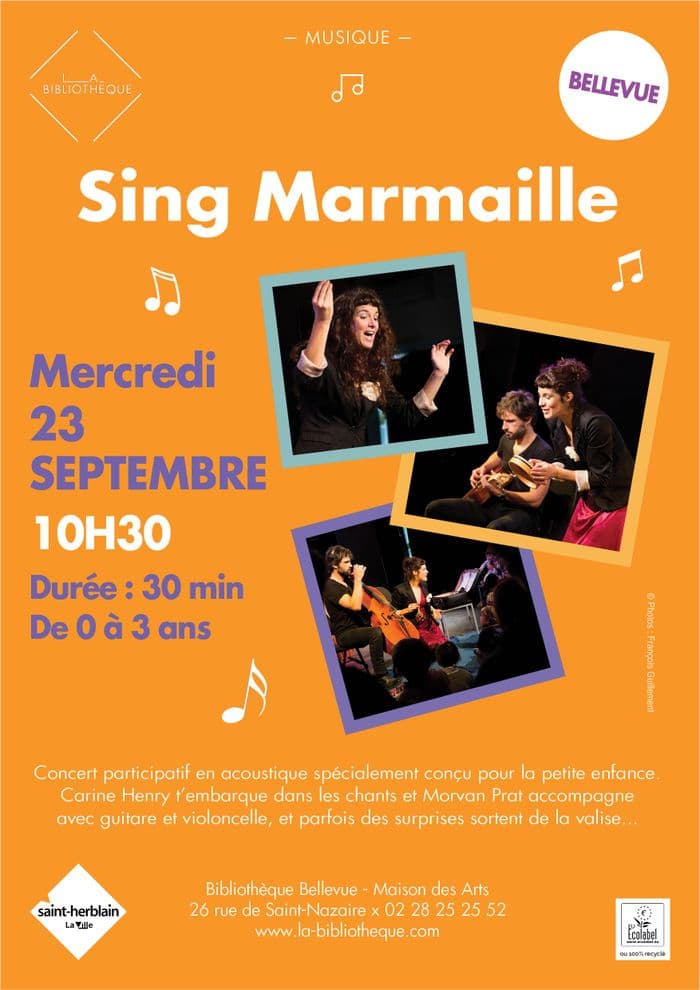 Affiche, Sing Marmaille