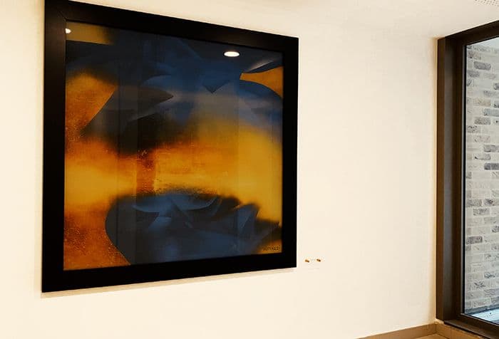 Affiche, Trois œuvres or et métal en fusion signées Guillaume Bottazzi à Sceaux