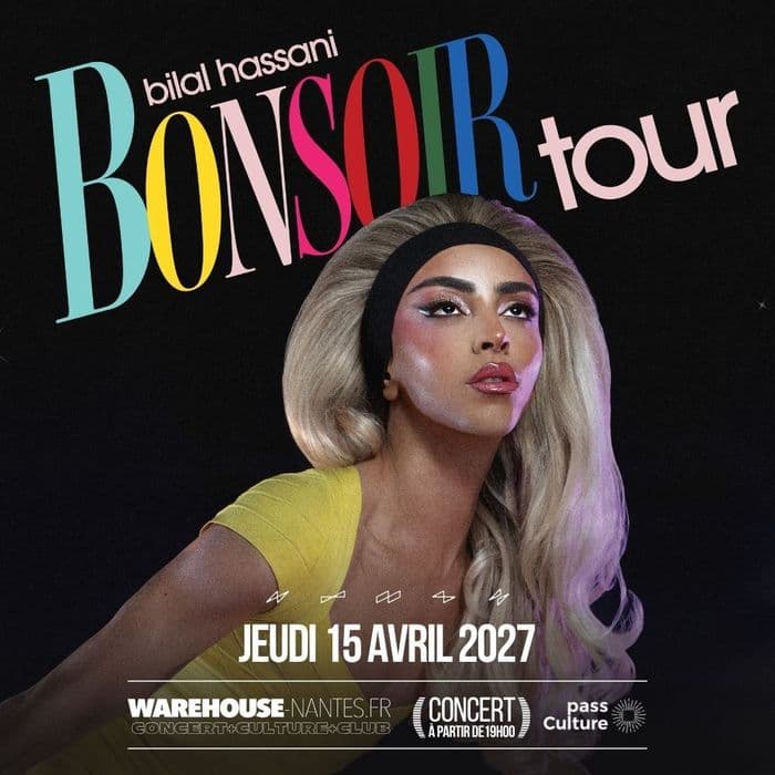 Affiche, BILAL HASSANI en concert à Nantes