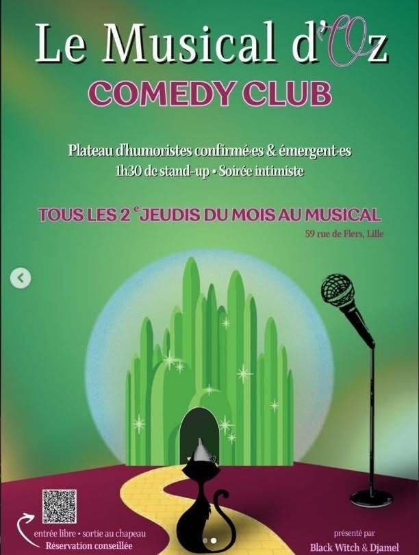 Affiche, Le Musical d'Oz comedy club