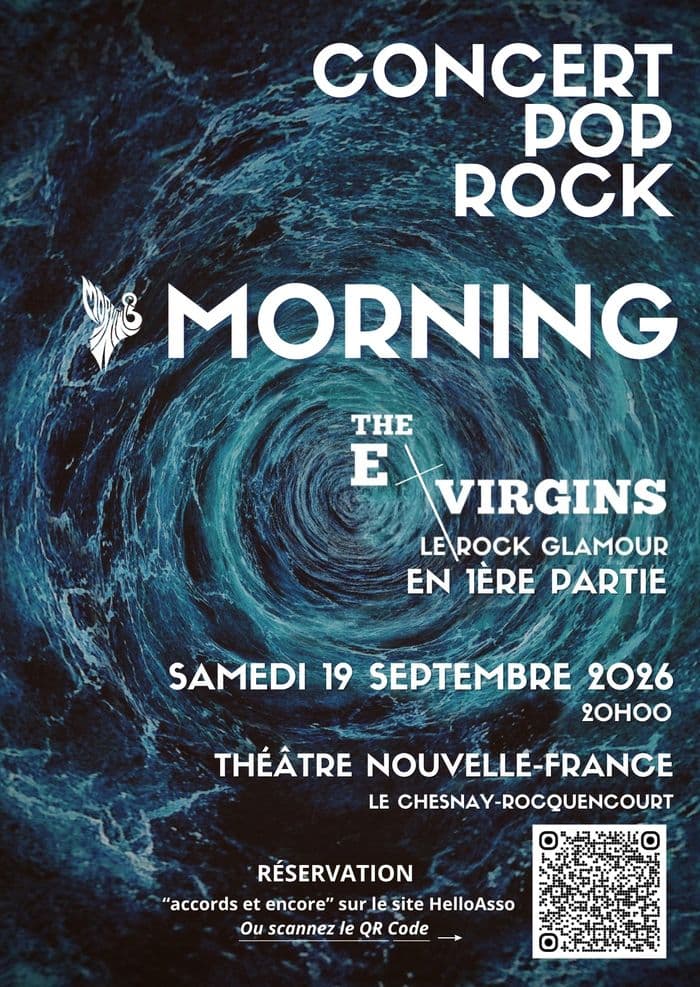 Affiche, CONCERT POP-ROCK de MORNING