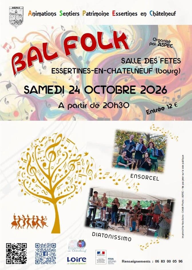 Affiche, Bal folk