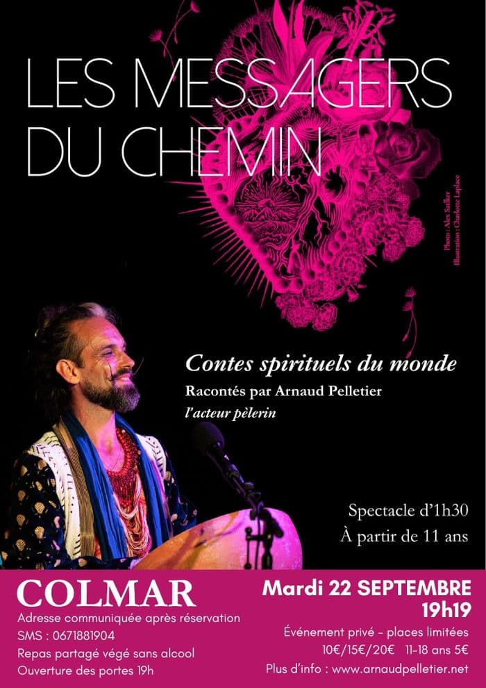 Affiche, Les Messagers du Chemin à COLMAR