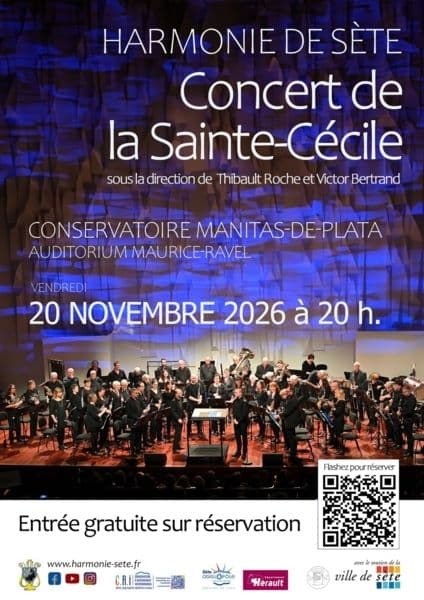 Affiche, Concert de la Sainte-Cécile 2026