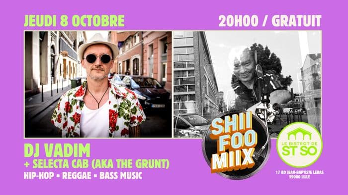 Affiche, DJ Vadim + Selecta Cab