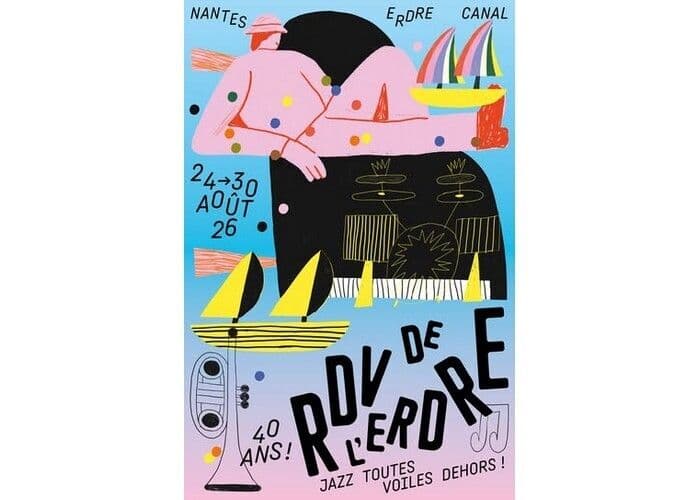 Affiche, Festival Les Rendez-vous de l'Erdre - Jazz et Belle plaisance