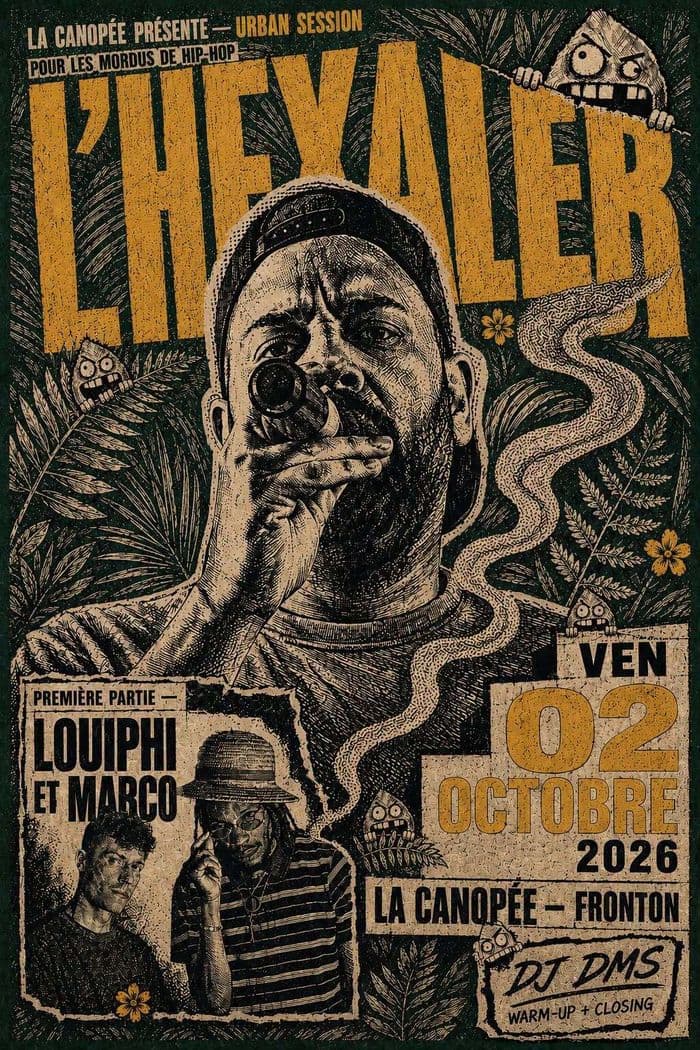 Affiche, Urban Session : L'Hexaler + Louiphi & Marco