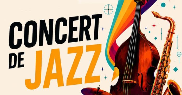 Affiche, Concert de jazz caritatif