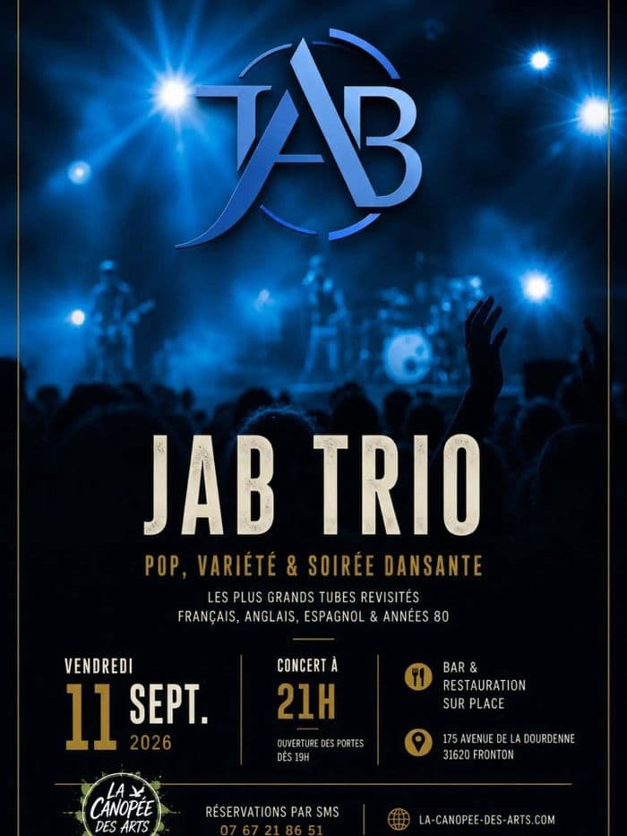 Affiche, 🎶✨ JAB TRIO ✨💃
