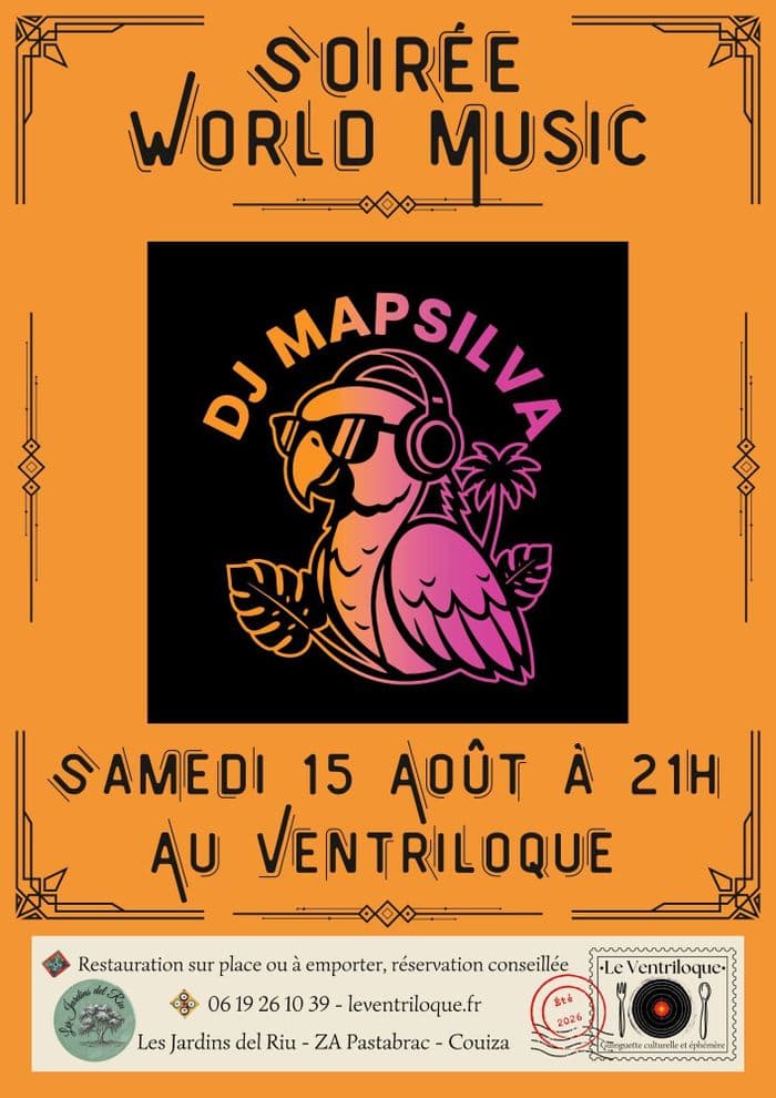 Affiche, DJ Set avec Mapsilva