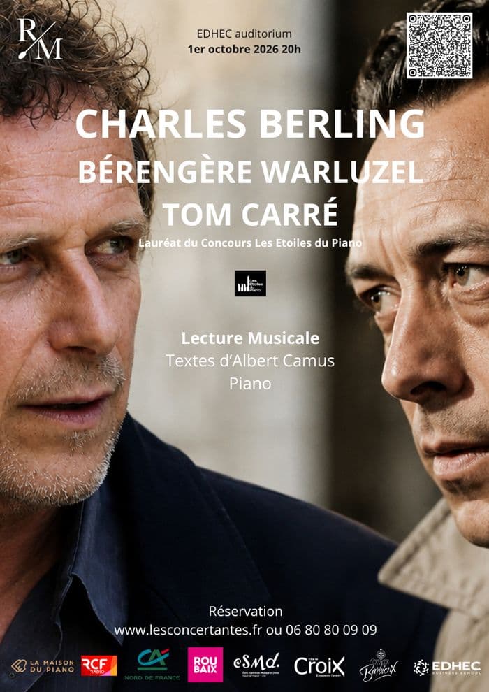 Affiche, Charles Berling lit Camus