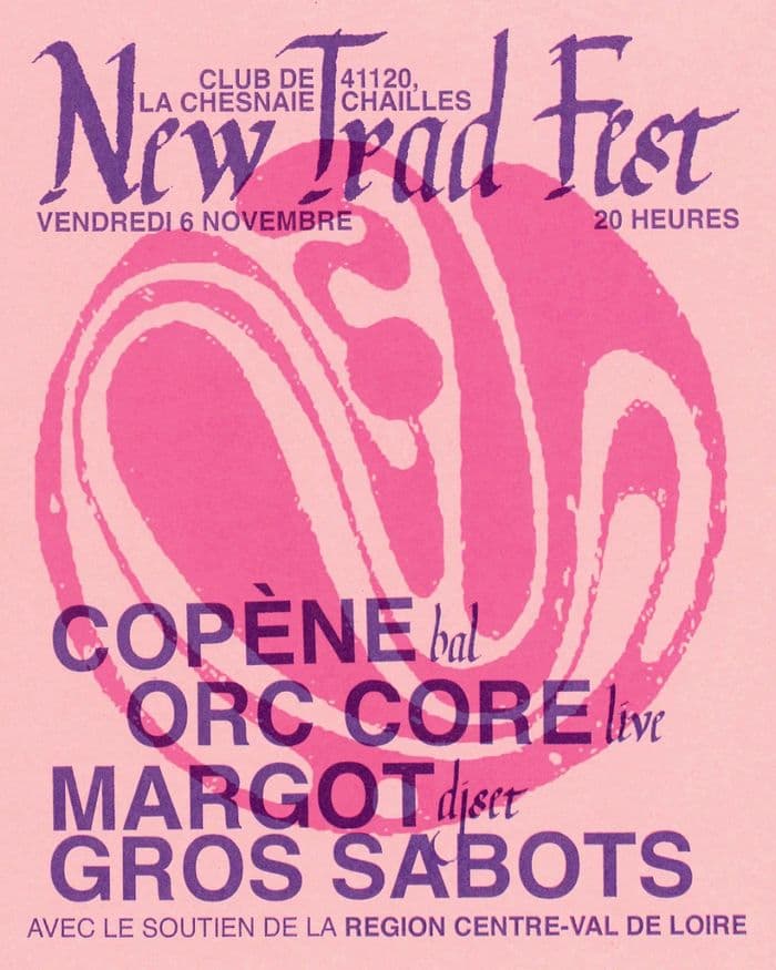 Affiche, New Trad Fest à la Chesnaie