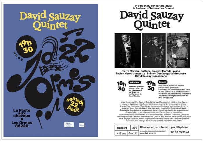 Affiche, JAZZ aux ORMES