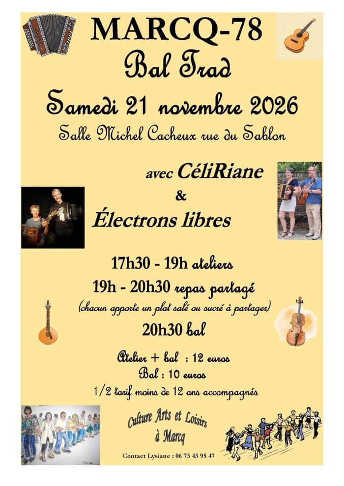 Affiche, Bal Trad