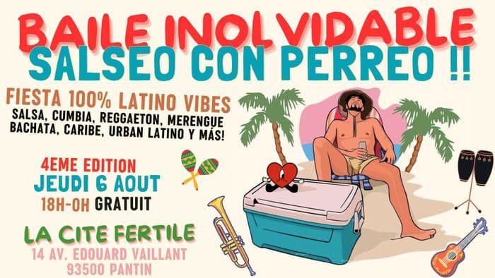 Affiche, BAILE INOLVIDABLE - Fiesta 100% latino Salseo con Perreo !!