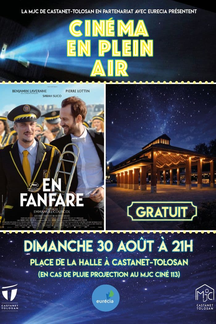 Affiche, Cinéma Plein Air "En Fanfare"