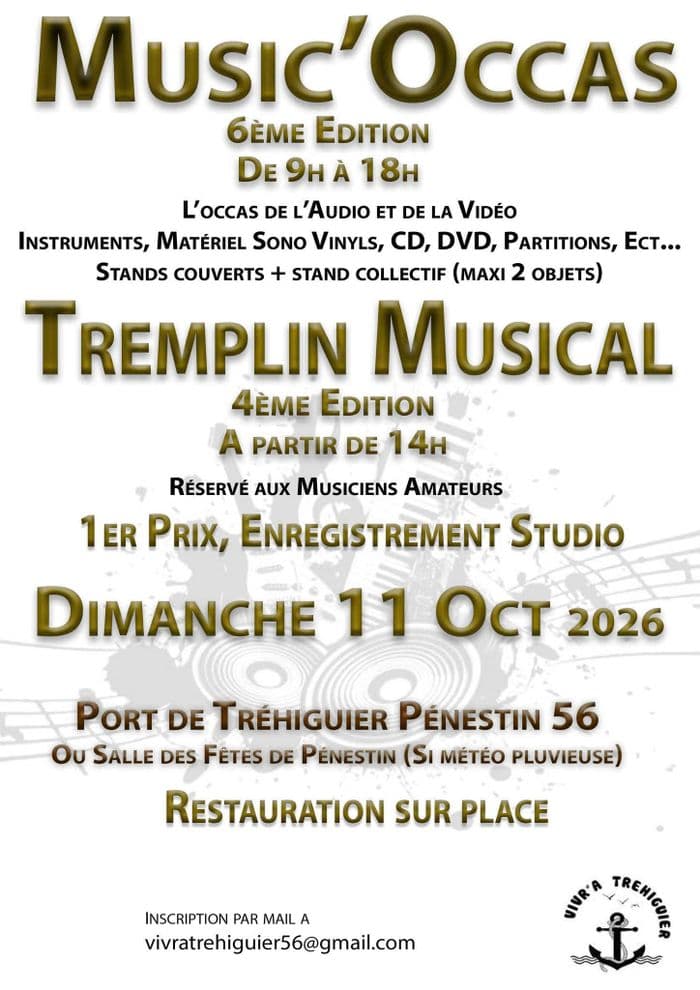 Affiche, Music'occas et tremplin musical