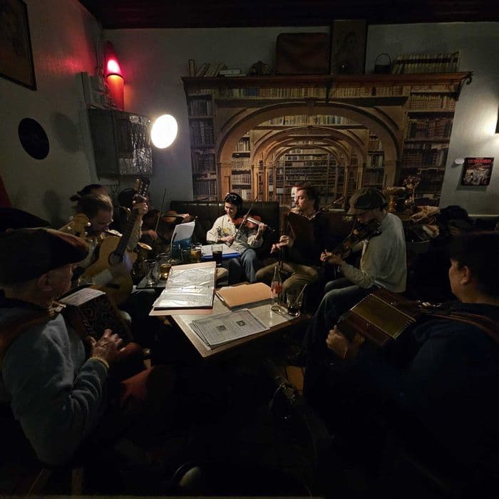 Affiche, Session trad/folk à danser
