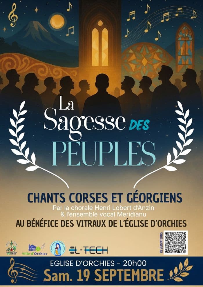 Affiche, Concert : la sagesse des peuples,Corse et Géorgie en dialogue
