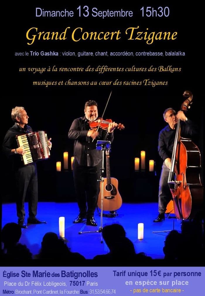 Affiche, Grand Concert Tzigane