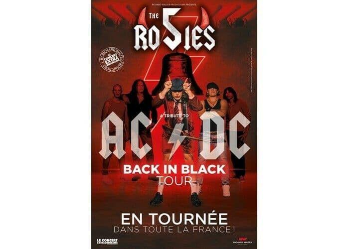 Affiche, The 5 Rosies - Tribute to AC/DC : Back in Black Tour
