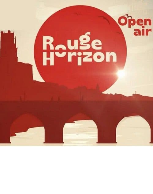 Affiche, Rouge Horizon – Dj Sets sur les berges du Tarn