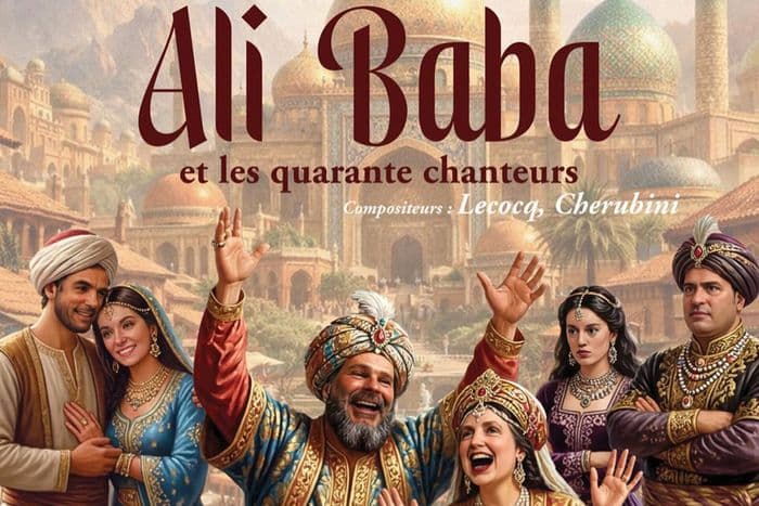 Affiche, “Ali Baba et les 40 chanteurs”