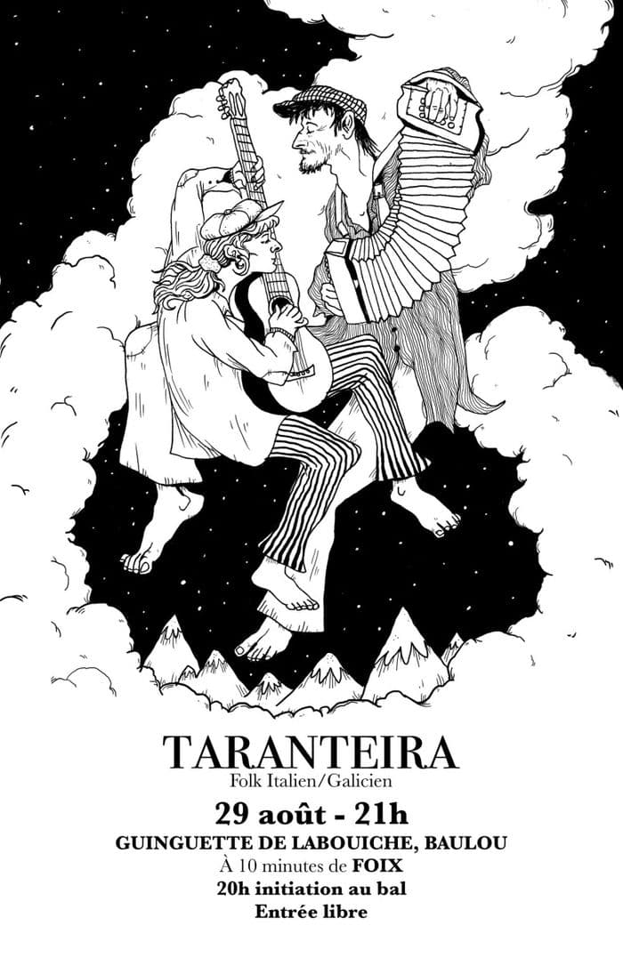 Affiche, Taranteira a Le Buvette La Bouiche