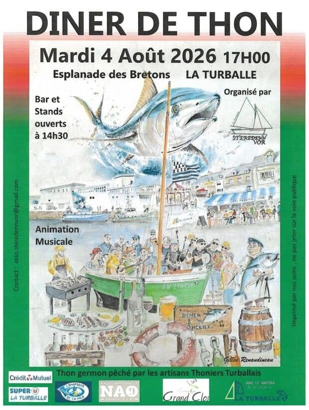 Affiche, Dîner de Thon : 4e édition