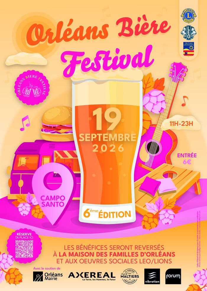 Affiche, Orléans Bière Festival