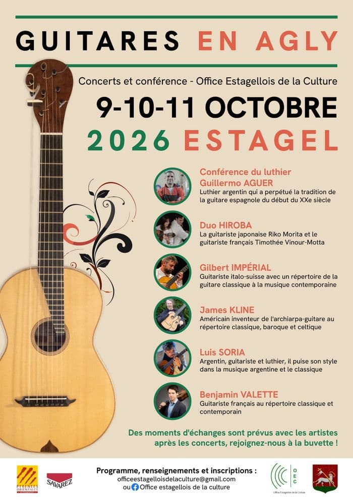 Affiche, Festival « Guitares en Agly »