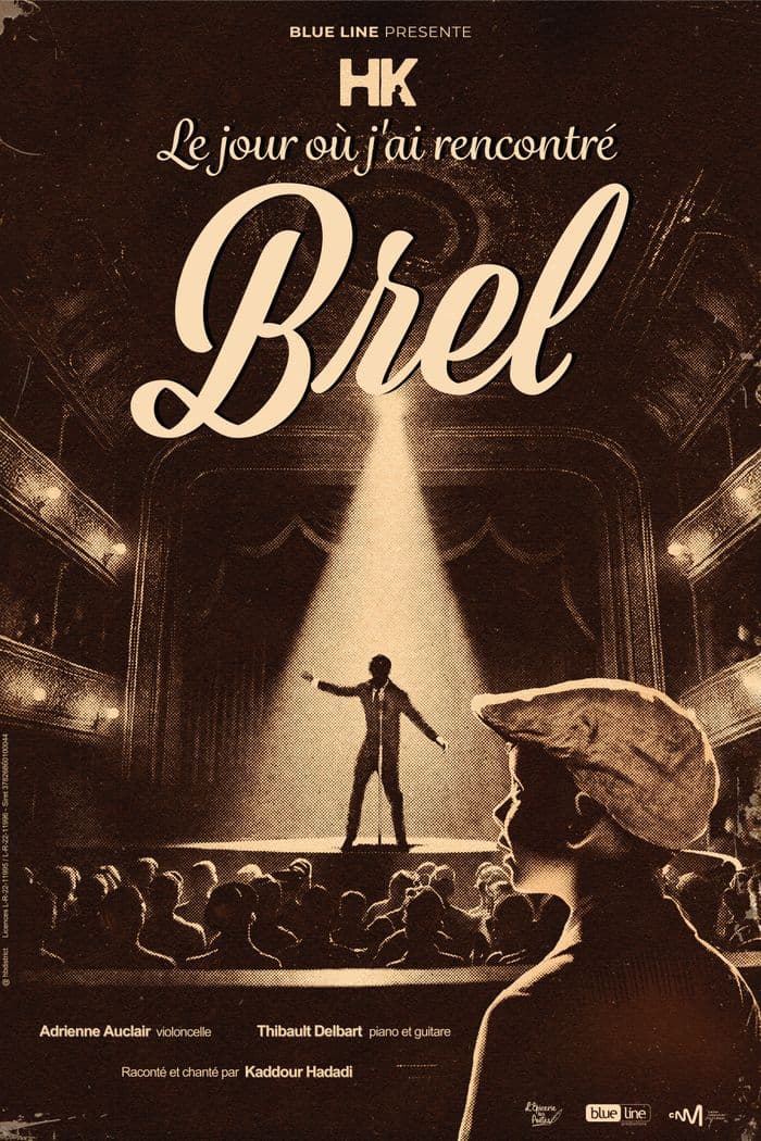 Affiche, COMPLET // 22 janvier 2027 - "Le jour où j'ai rencontré Brel" à Sotteville-Lès-Rouen (76)