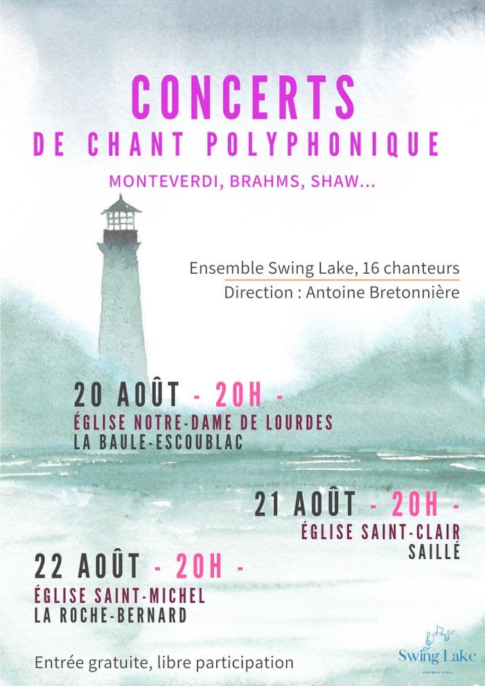 Affiche, Concert de chant polyphonique