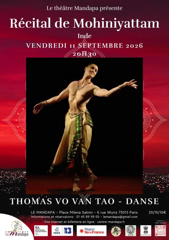 Affiche, Récital de Mohiniyattam - Danse indienne