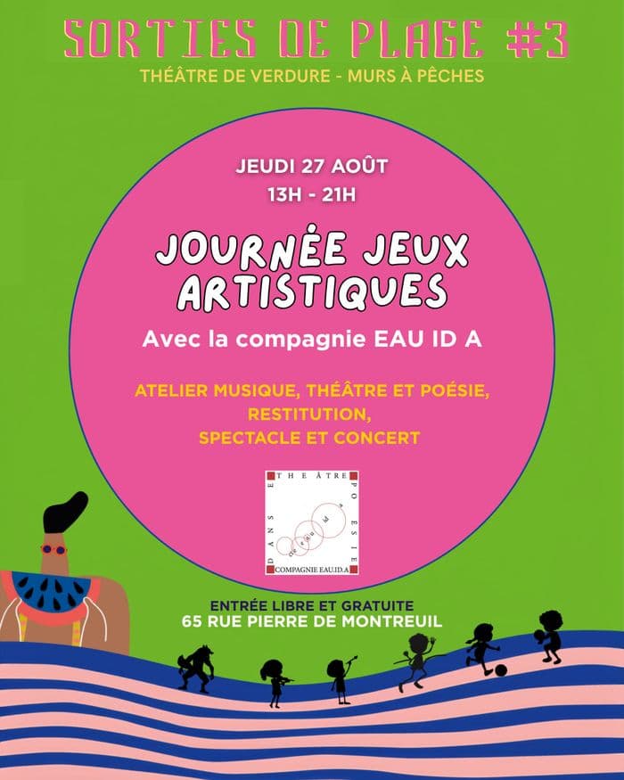 Affiche, Ateliers autour du spectacle Quelques Unes de la Cie Eau ID A