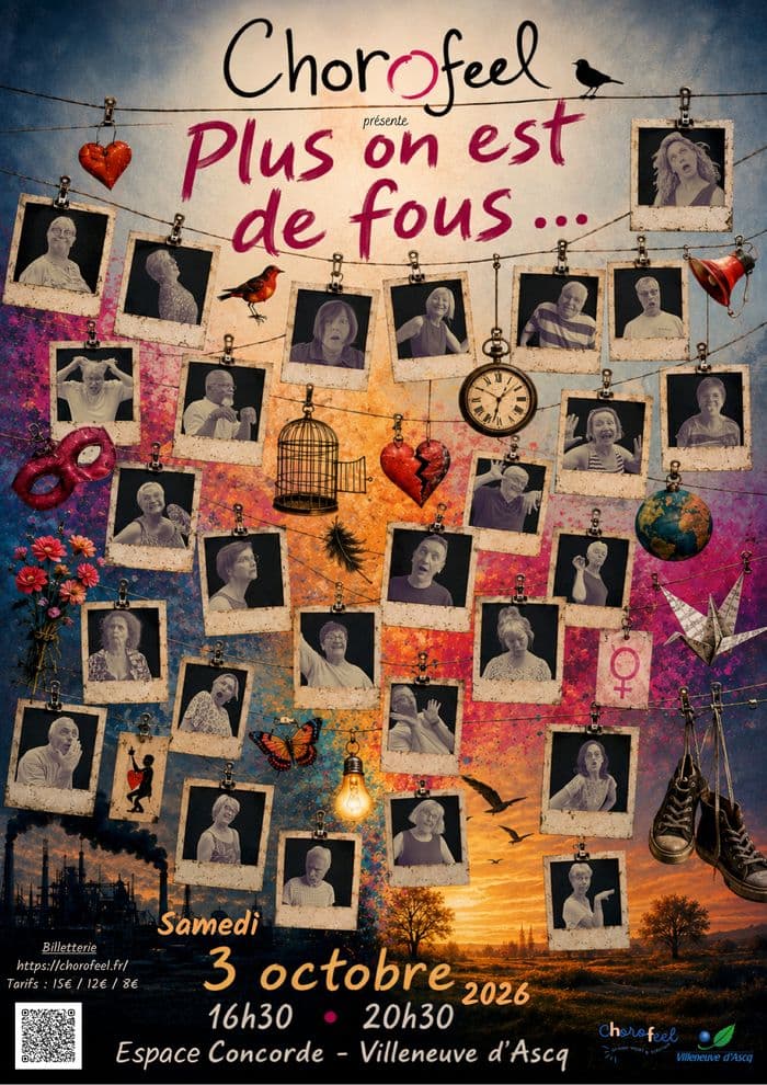 Affiche, Plus on est de fous...
