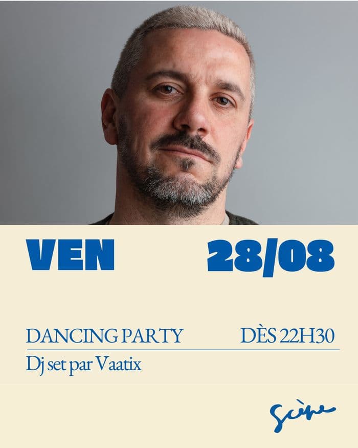 Affiche, DANCING PARTY // Dj set par Vaatix