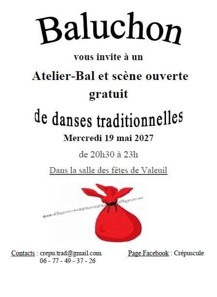 Affiche, Bal - Scène ouverte