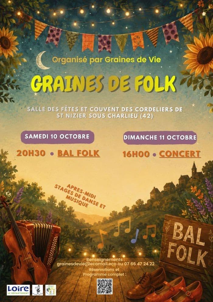 Affiche, Bal folk
