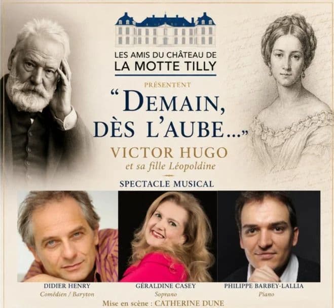 Affiche, Spectacle musical "Demain, dès l'aube"