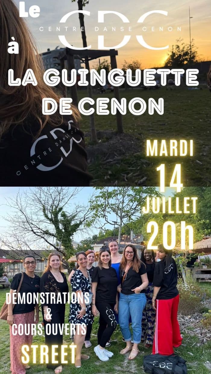 Affiche, Le CDC à la Guinguette de Cenon