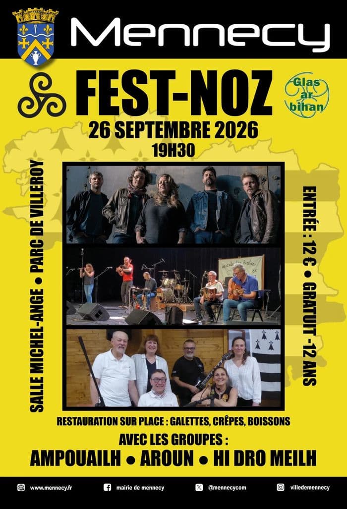 Affiche, Fest-noz de Mennecy