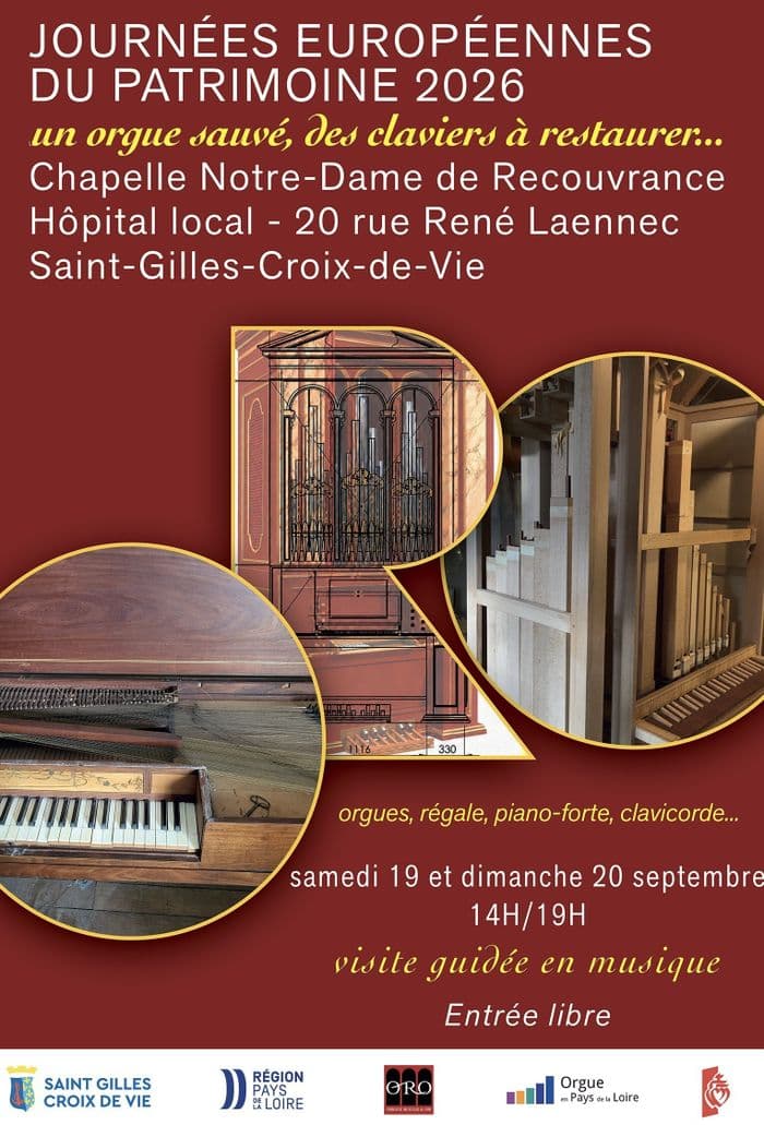 Affiche, Un orgue sauvé, des claviers à restaurer