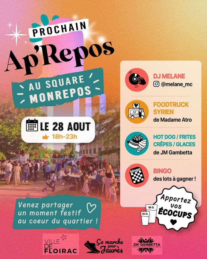 Affiche, Ap’Repos au Square Monrepos